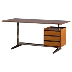 Gio Ponti’s Avant-Garde Design: 1955 RIMA Desk from Pirelli Tower, Milan