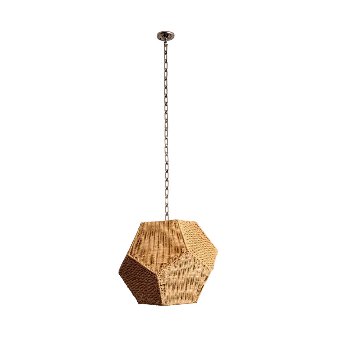 Gio Rattan Pendant Light by Dunlin, Hand-Woven Design, Australia, New For Sale
