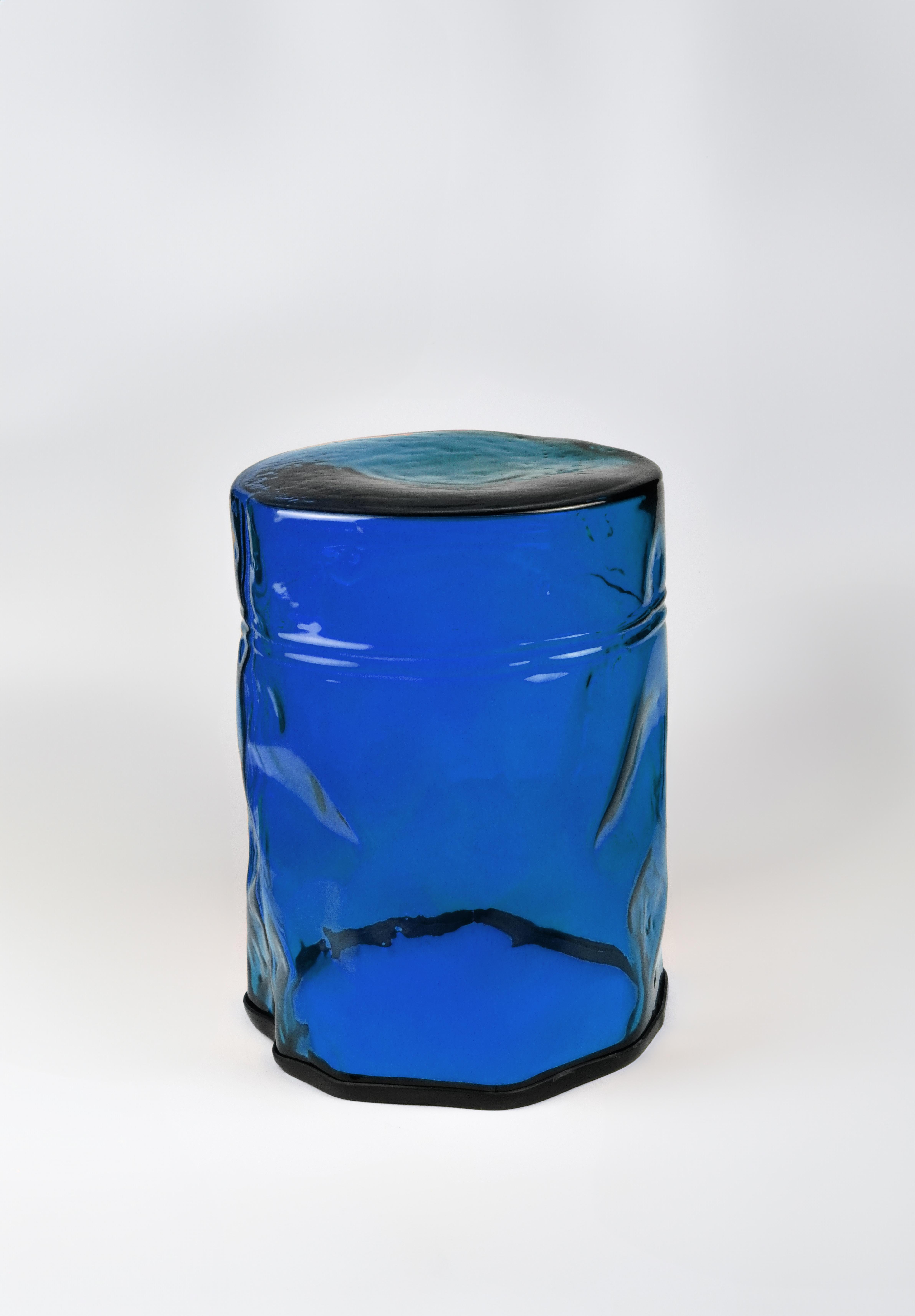 Eklektischer zeitgenössischer Hocker aus Muranoglas im Angebot 6