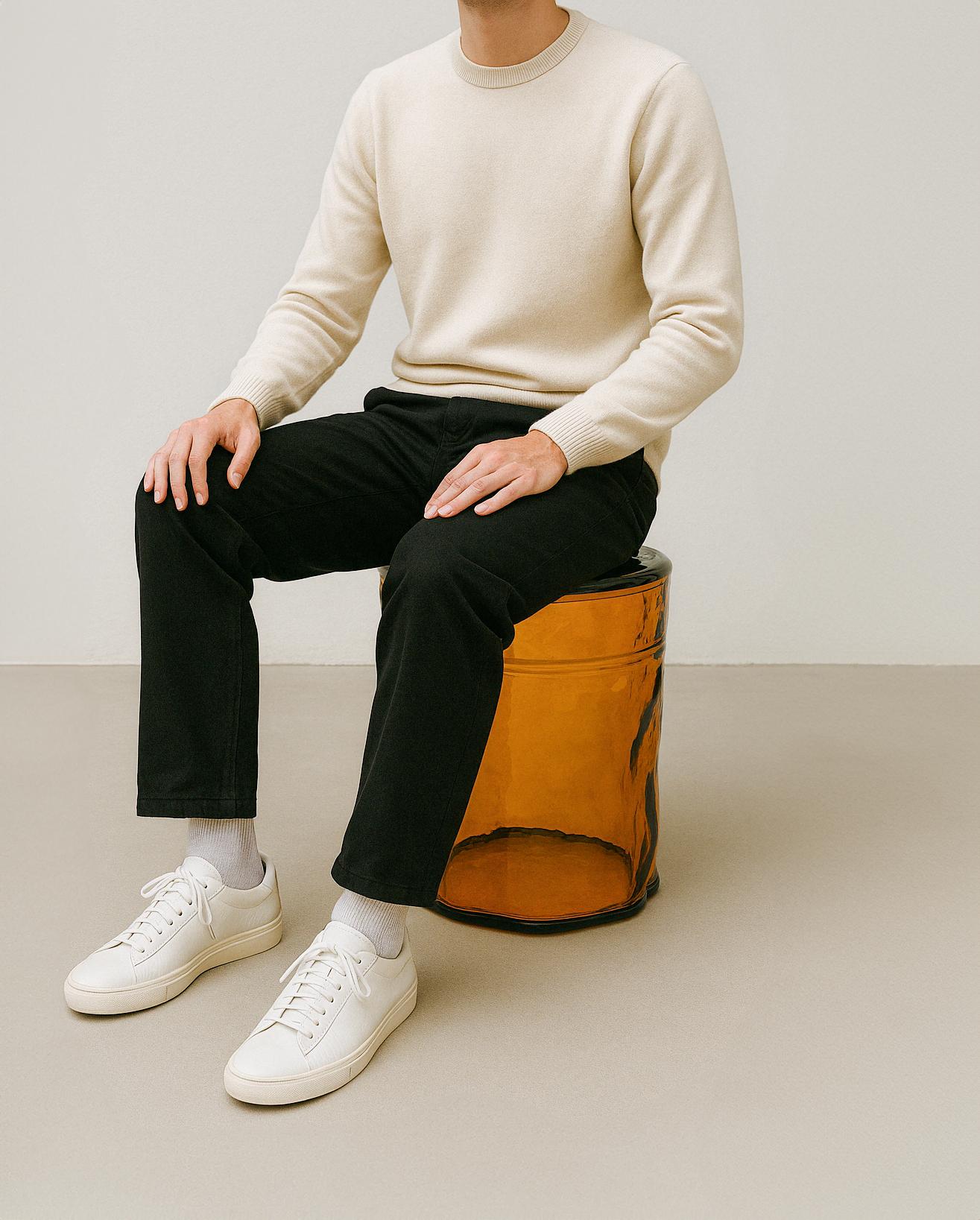 Eklektischer zeitgenössischer Hocker aus Muranoglas (Postmoderne) im Angebot