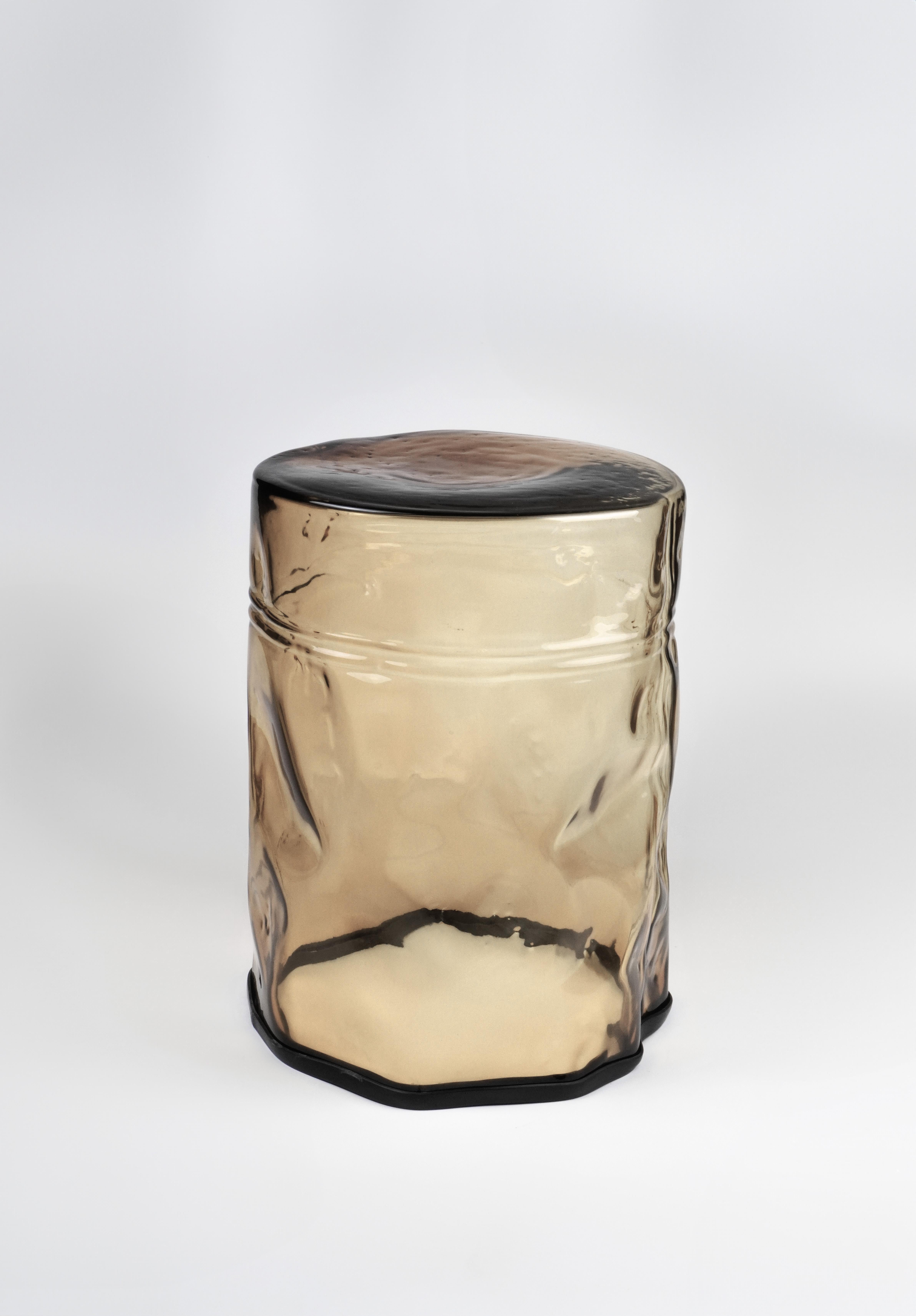 Eklektischer zeitgenössischer Hocker aus Muranoglas im Angebot 4