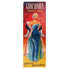 Gioconda Asombrosa Medium 1950s Spanish Poster