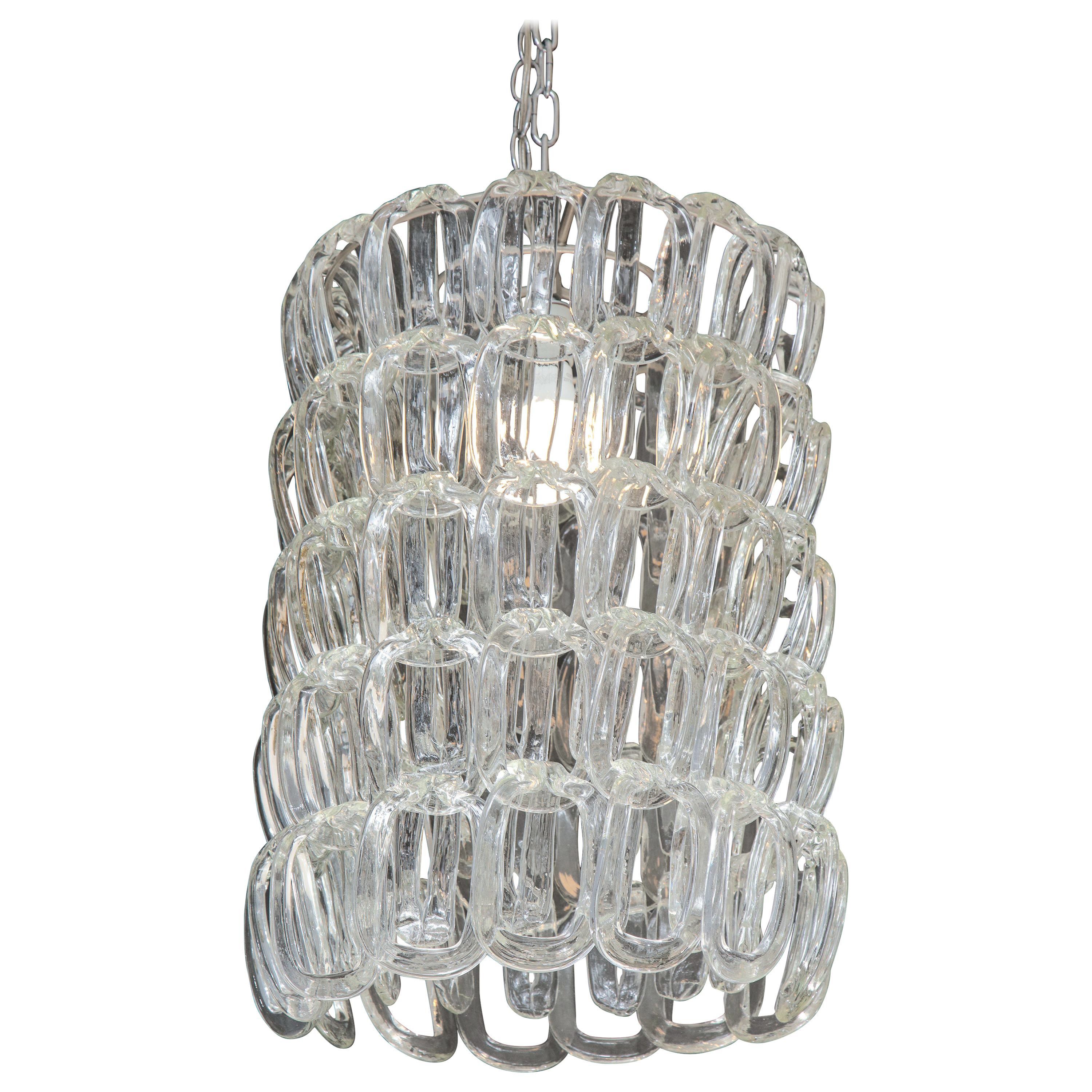 Giogali Chandelier by Angelo Mangiarotti for Vistosi, 1970