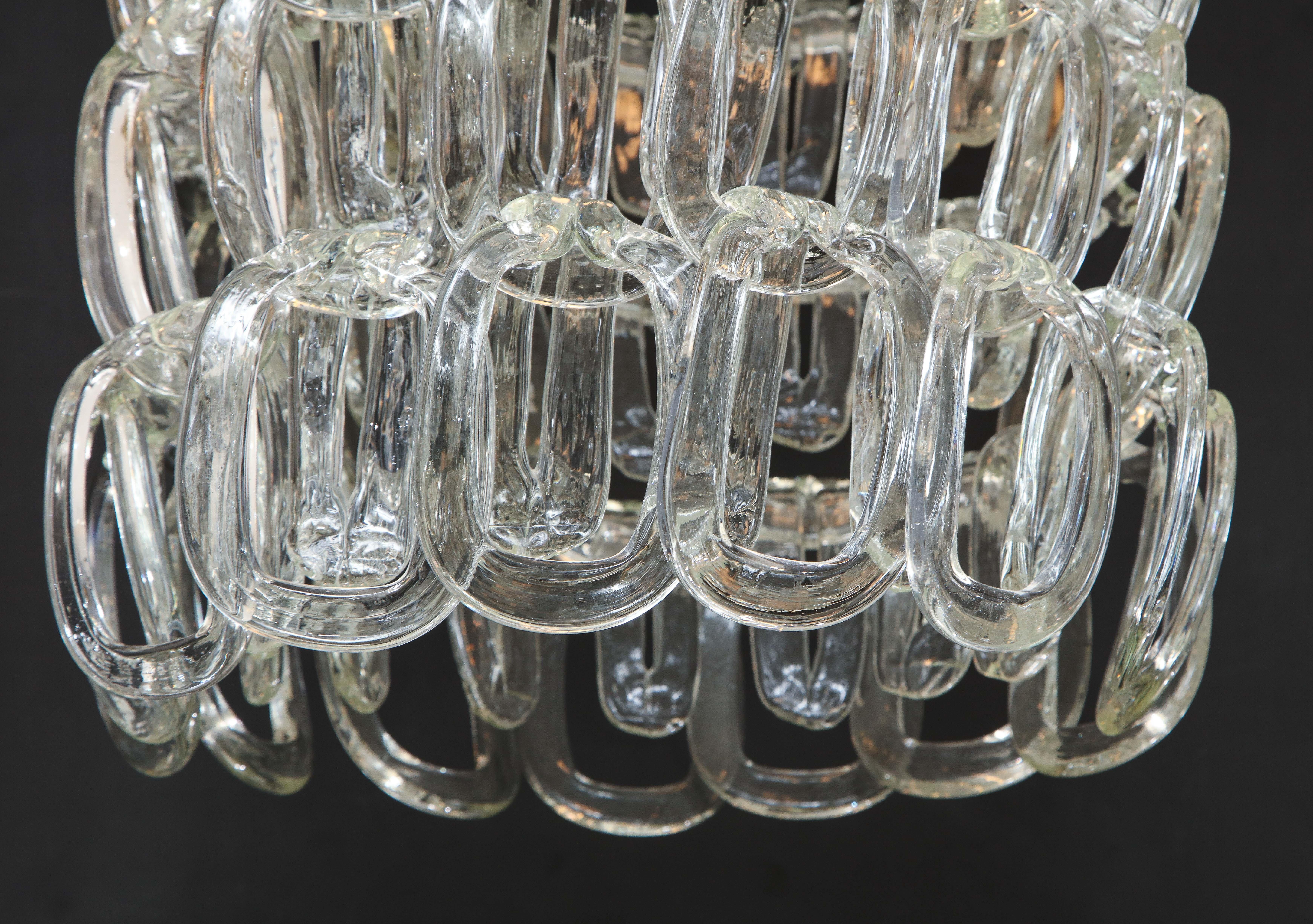 Lustre Giogali d'Angelo Mangiarotti pour Vistosi en vente 3