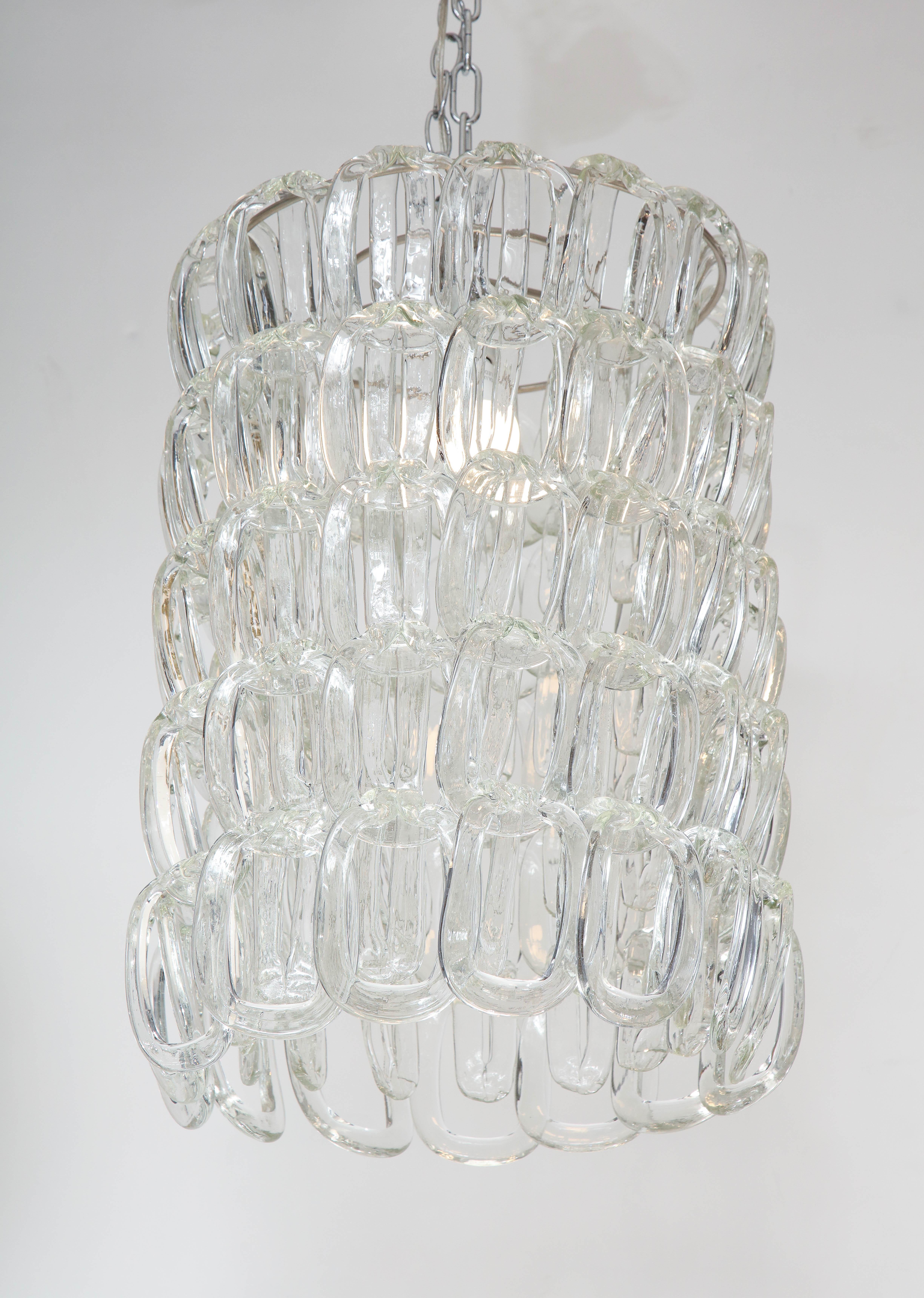Giogali Chandelier by Angelo Mangiarotti for Vistosi In Good Condition For Sale In New York, NY