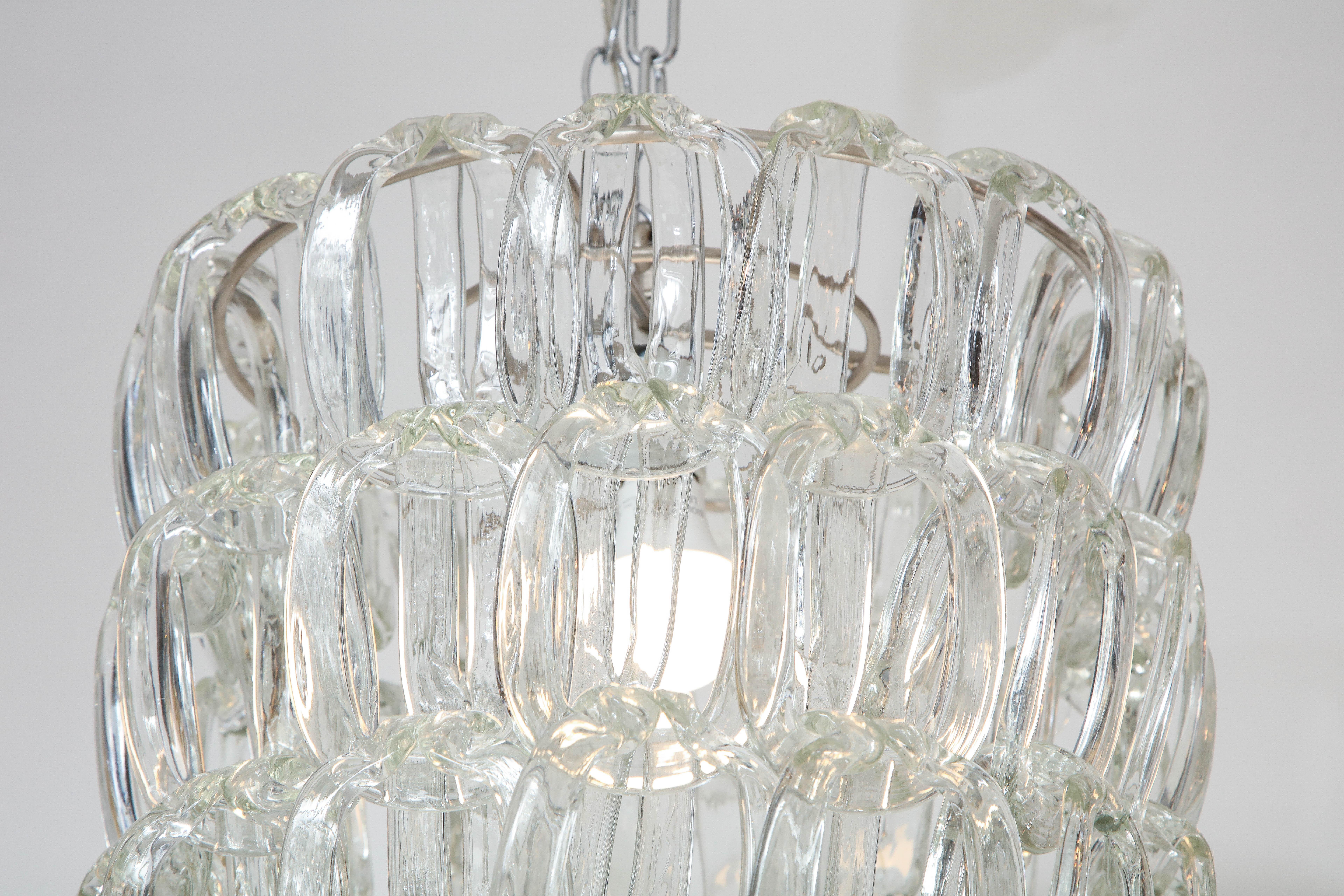 Giogali Chandelier by Angelo Mangiarotti for Vistosi For Sale 1