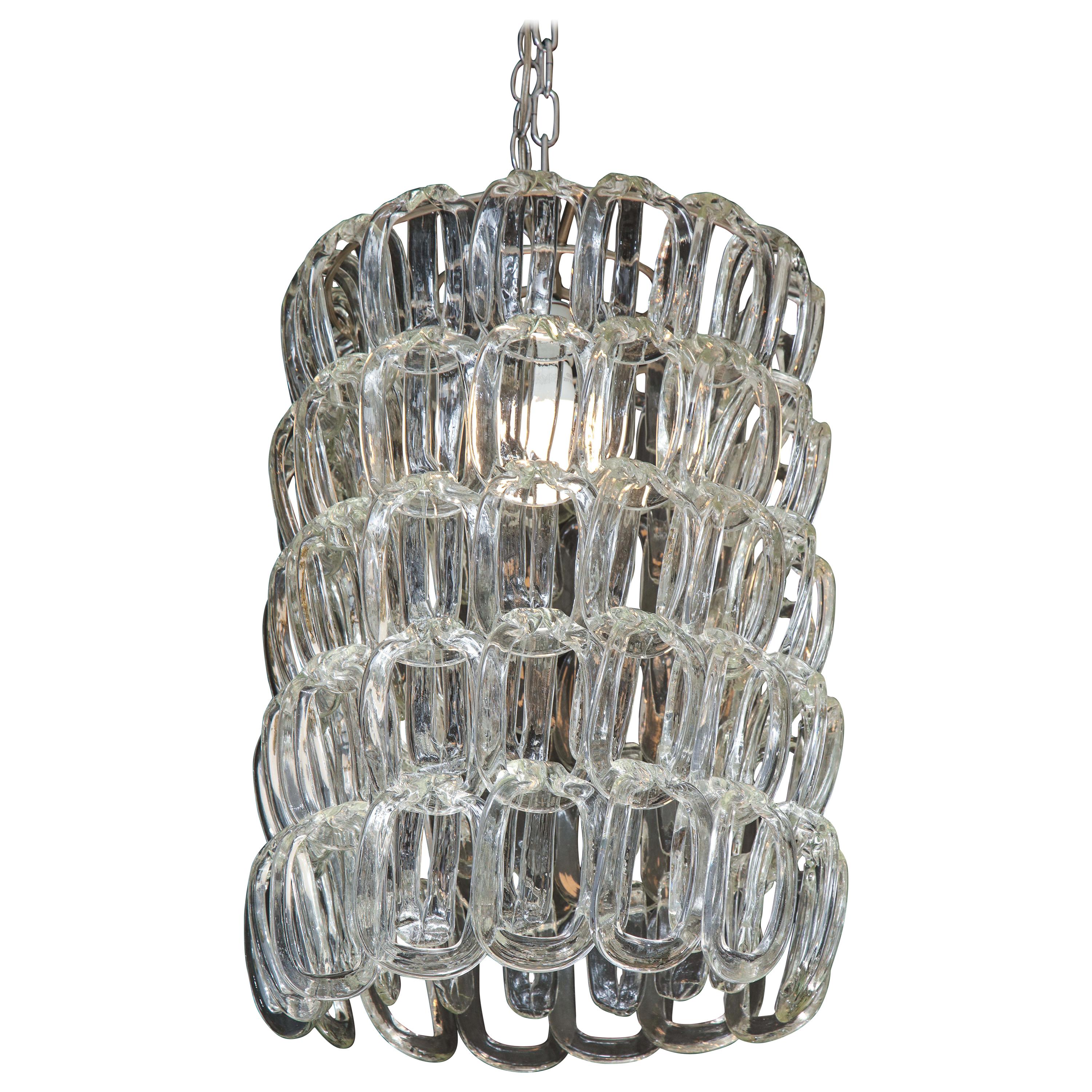 Giogali Chandelier by Angelo Mangiarotti for Vistosi For Sale