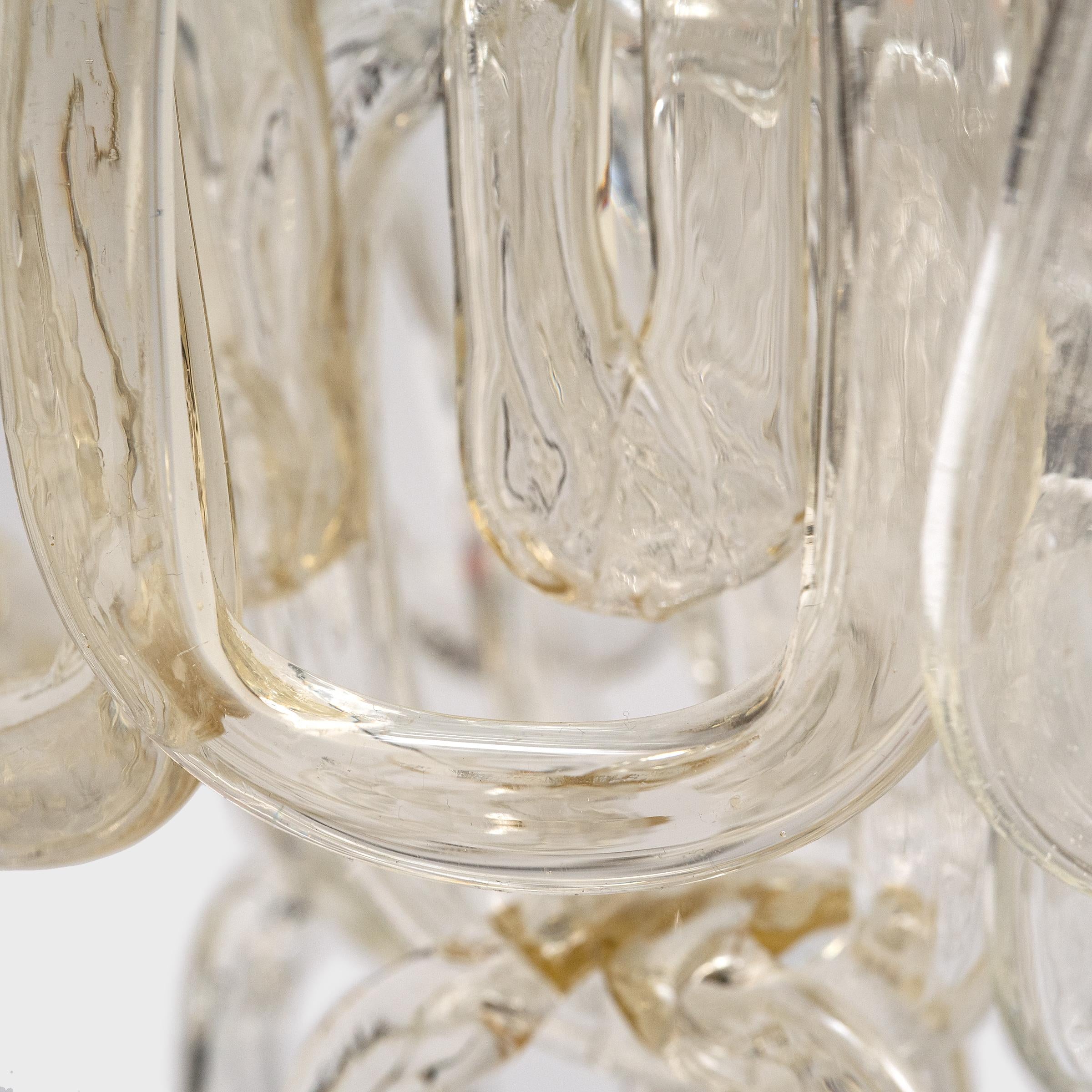 Giogali Link Chandelier by Angelo Mangiarotti for Vistosi, c. 1960-70s 2