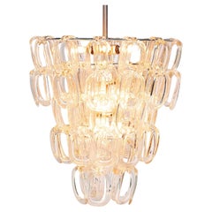 Giogali Link Chandelier by Angelo Mangiarotti for Vistosi, c. 1960-70s
