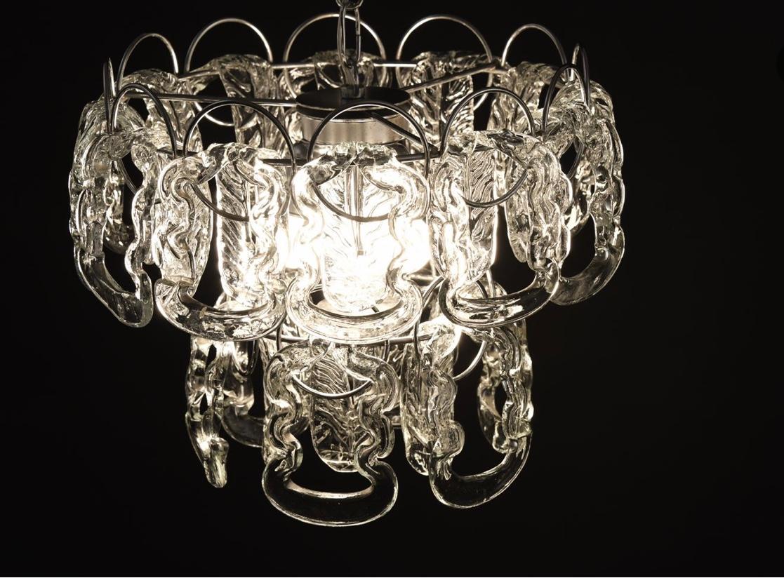 Mid-20th Century Giogali Murano Chandelier, 1960 For Sale