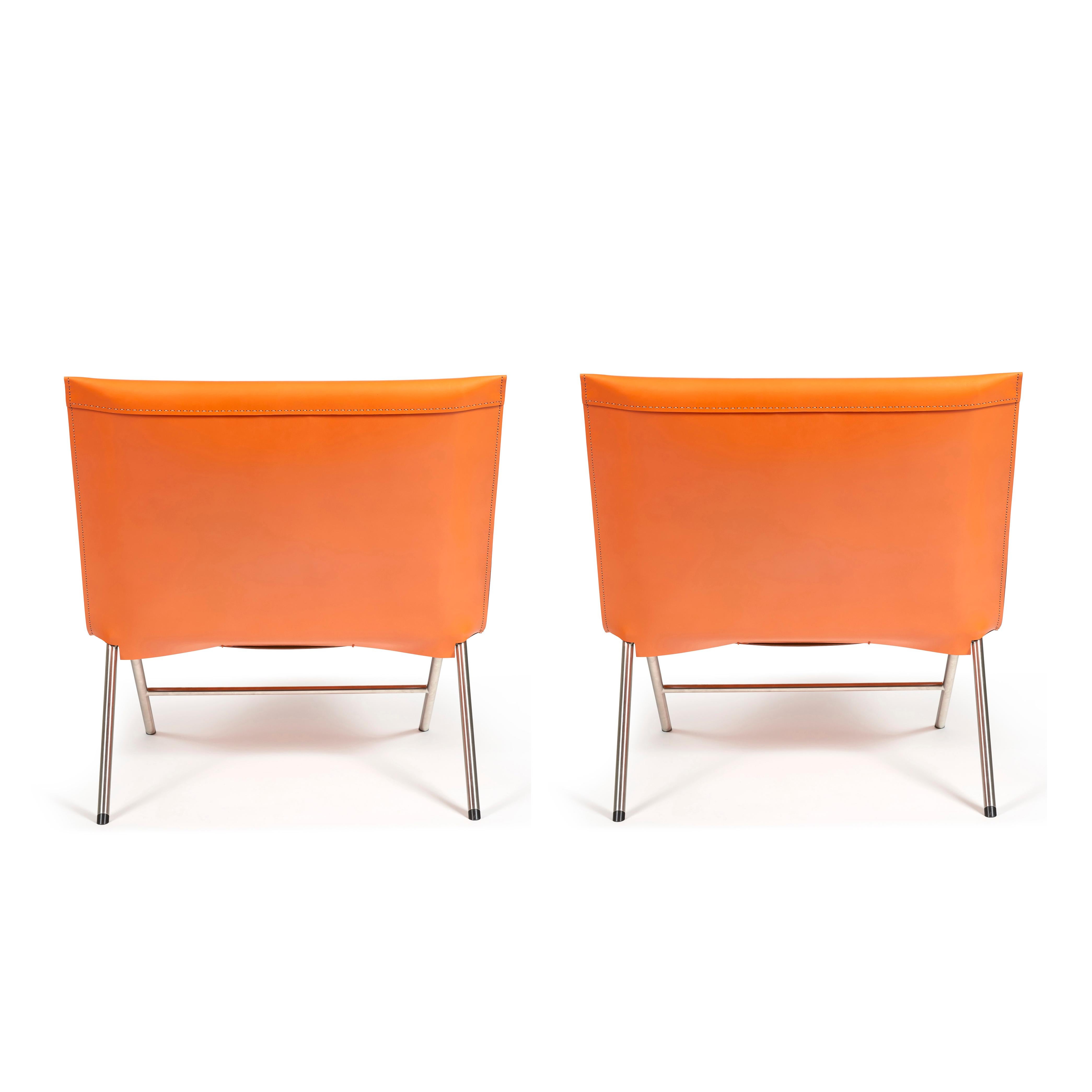 Modern Gioia Meller-Marcovicz, Recline, Pair of Lounge Chairs For Sale