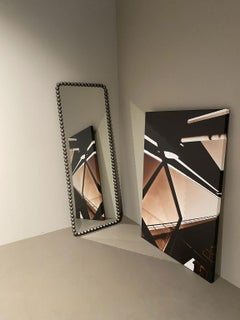 Gioiello Burnished Brass Free Standing and Floor Mirrors by Ghidini 1961, Italy