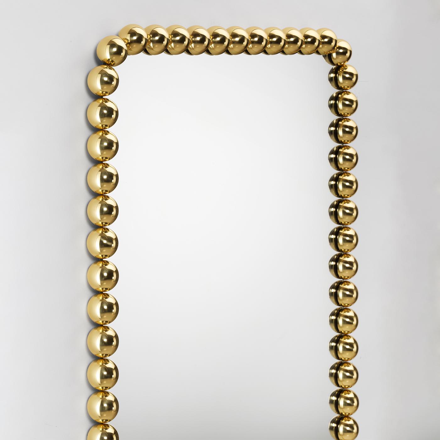 Italian Gioiello Small Rectangular Mirror by Nika Zupanc For Sale