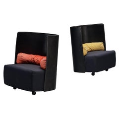 Gionathan de Pas & Donato D’Urbino & Paolo Lomazzi Pair of 'Campo' Lounge Chairs