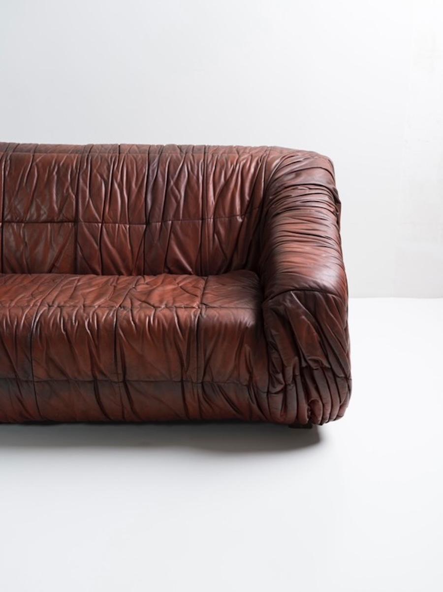 Mid-Century Modern Gionathan de Pas & Donato D'Urbino & Paolo Lomazzi Canapé Piumino en vente