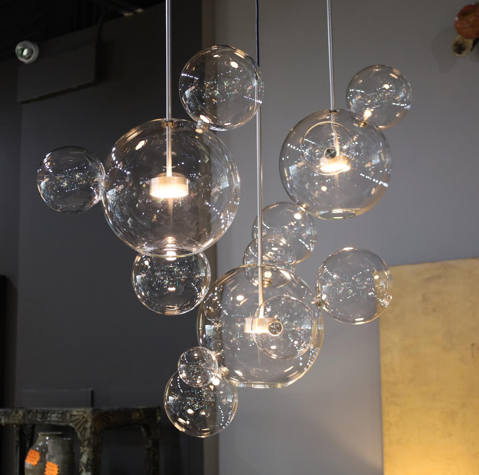 Giopato & Coombes Bolle Linear 14 Lampadario in vendita 4