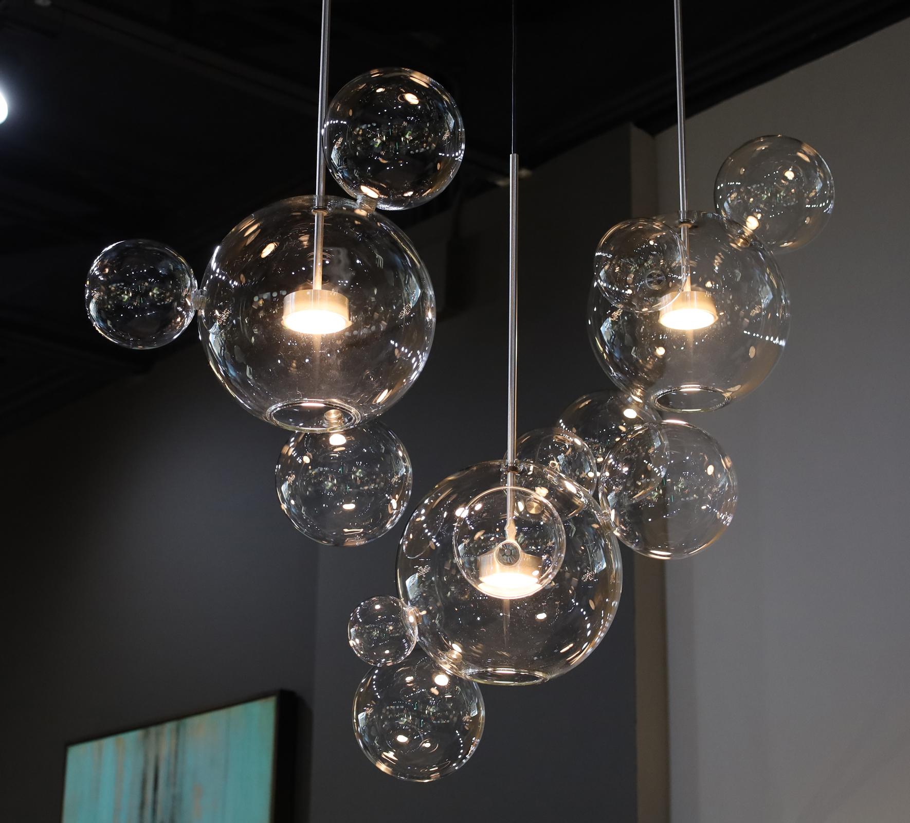 Giopato & Coombes Bolle Linear 14 Lampadario in vendita 5