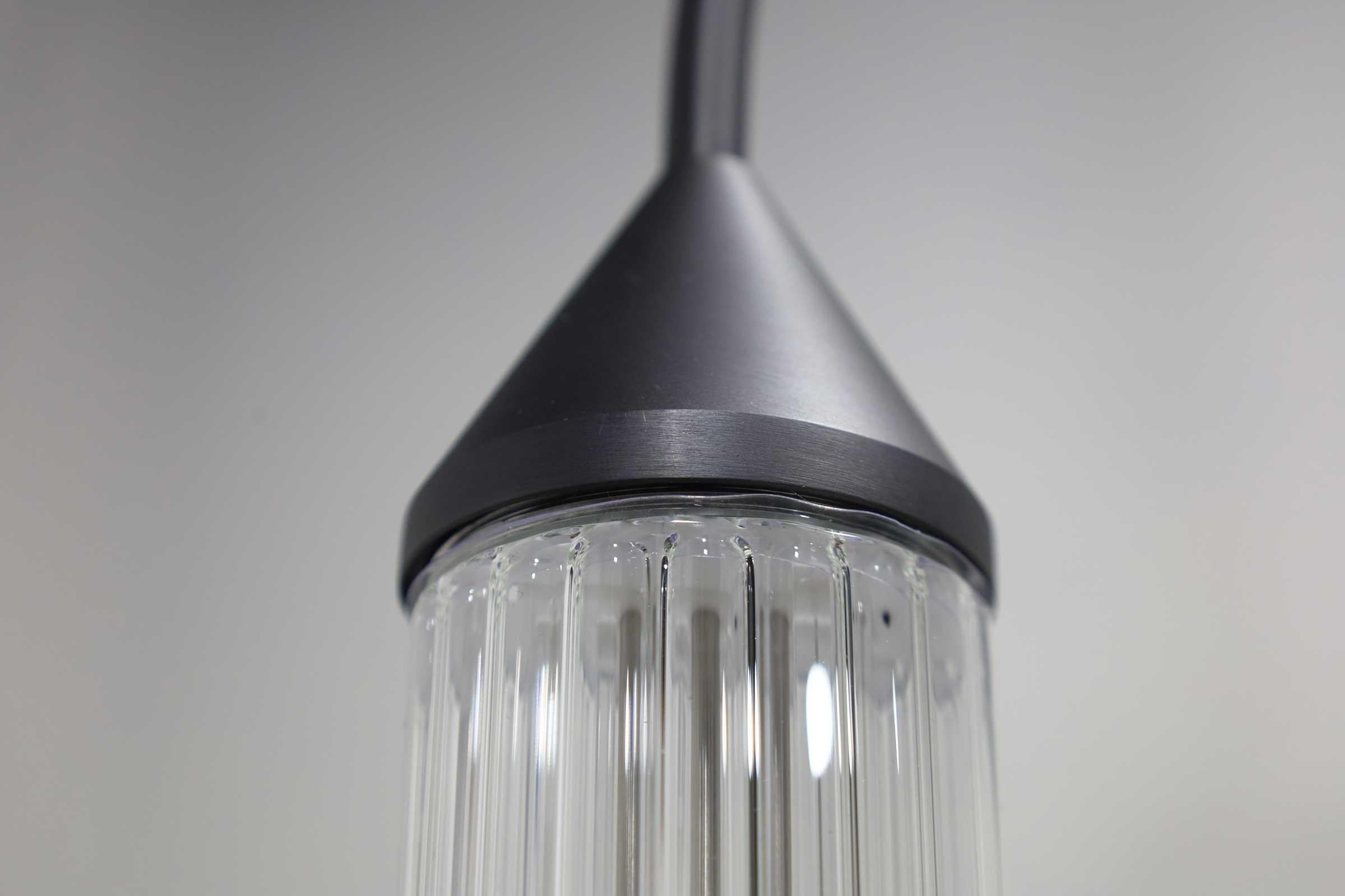 Italian Giopato & Coombs Cirque Chandelier in Brushed Bronze For Sale