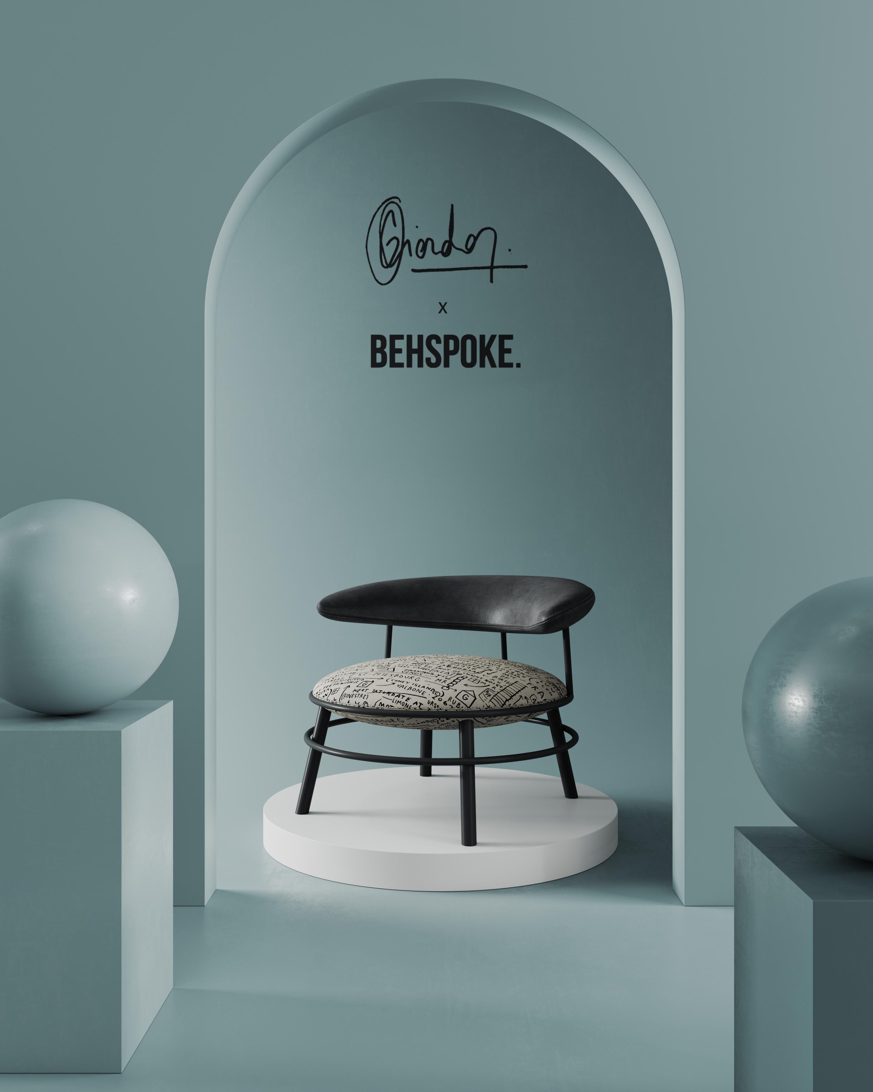 Giordan Mid-Century Armchair by Giordan Rubio for Behspoke In New Condition For Sale In Dubai, AE