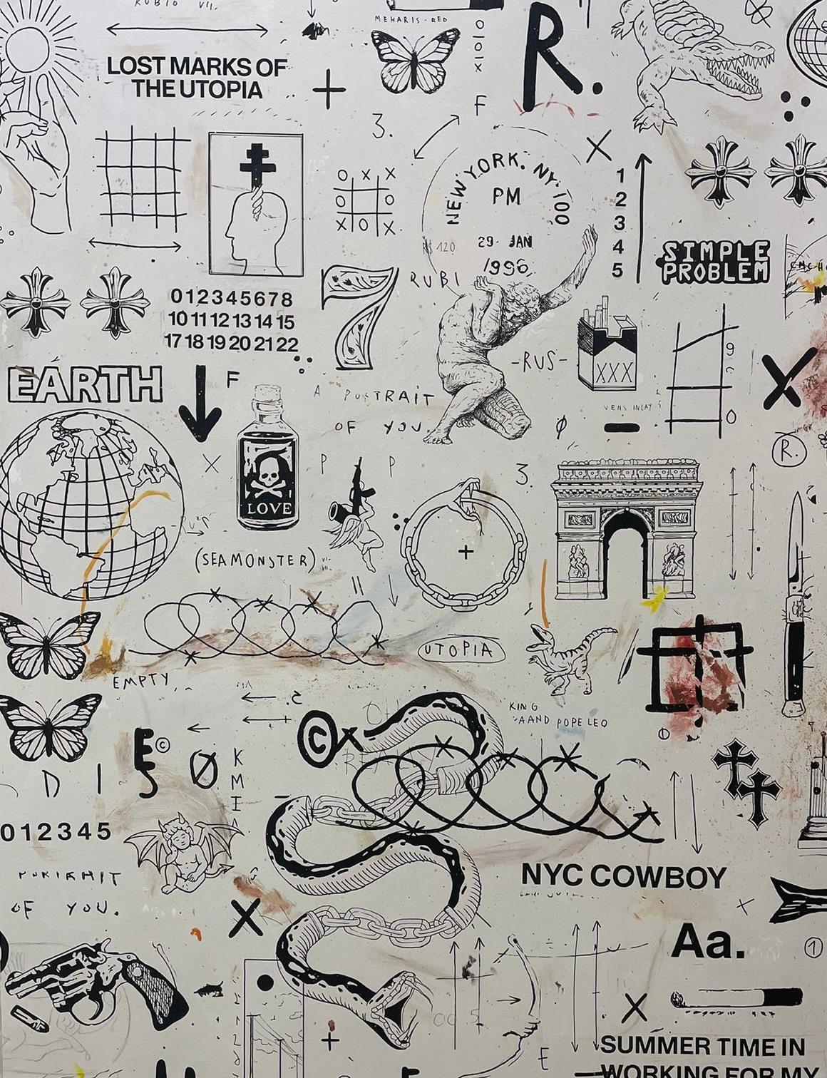 Giordan Rubio (geb. 1998, Frankreich, lebt und arbeitet in Nizza) erforscht in seiner Praxis die Zusammenhänge von Einfluss und Zeitlichkeit auf die Entwicklung des Träumens in Abhängigkeit vom Anderen, von Institutionen und Medien. Was er als Traum