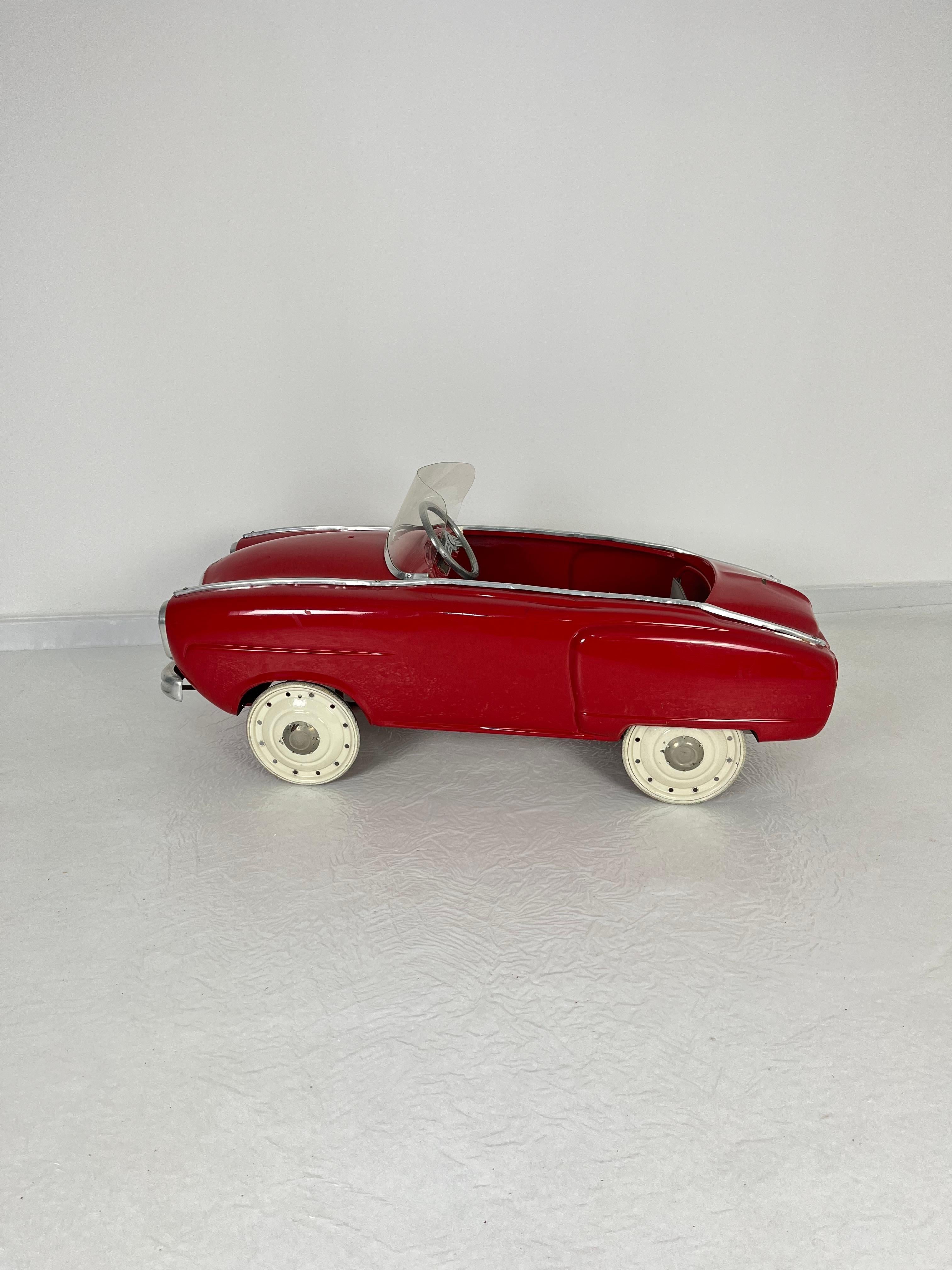 Automobile a pedali Giordani modello Studebaker, Made in Italy anni '50 in vendita 7