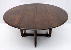 Giorgetti Italian Round Dinning Table "Gallery", 1980s