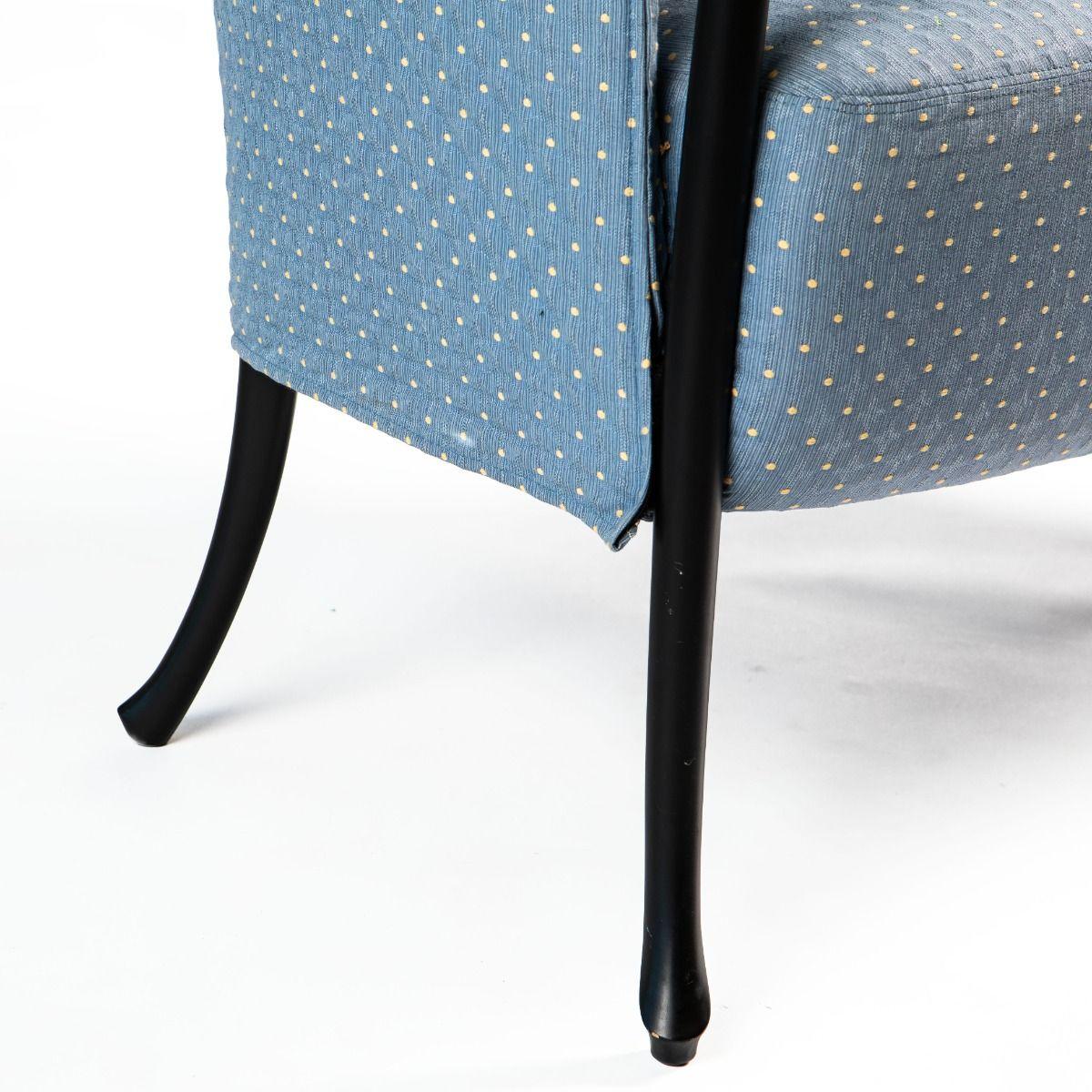 Ebonized Giorgetti Progetti Sofa by Umberto Asnago, Italy For Sale