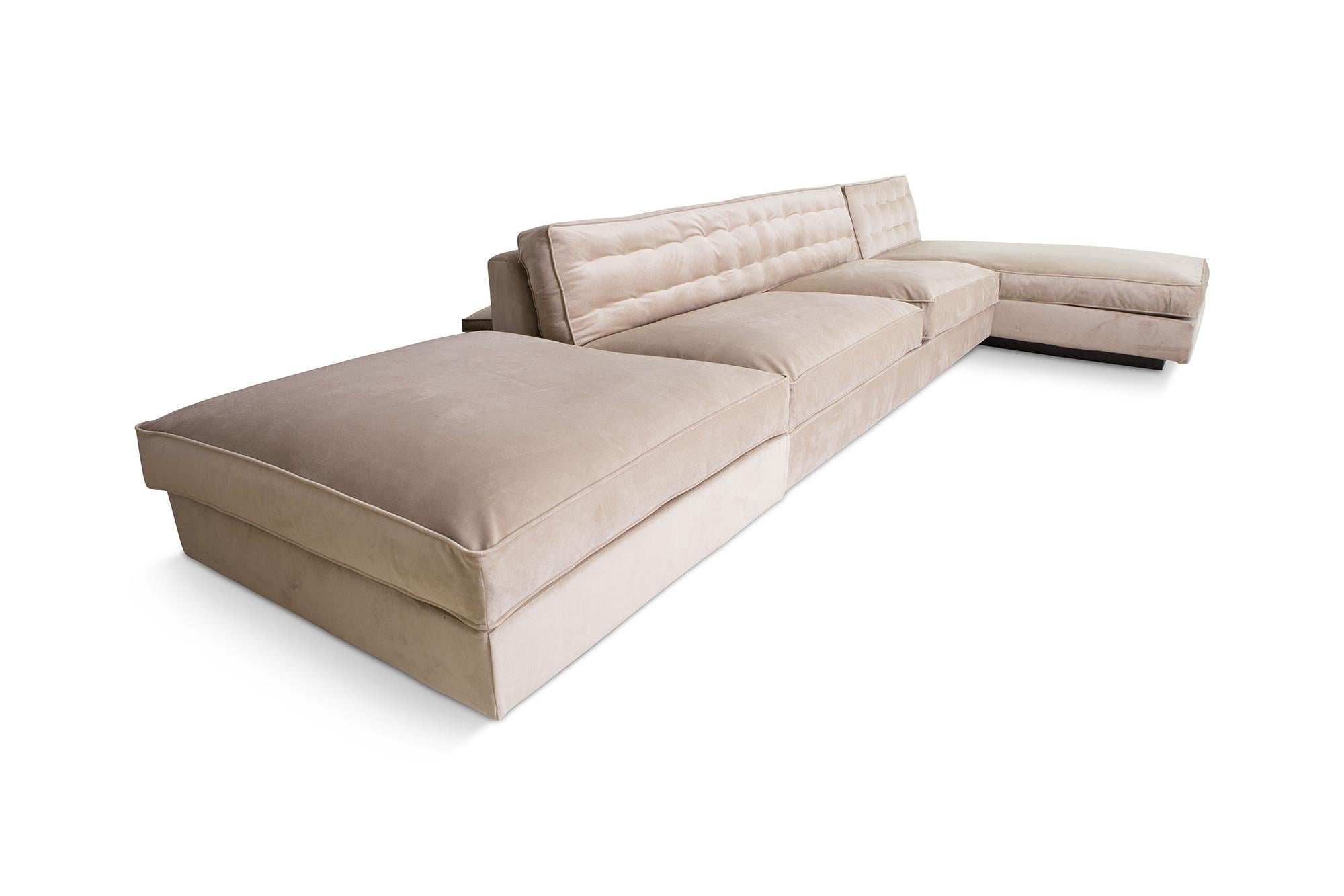 Fabric Giorgetti Royal Sofa by Antonello Mosca, Italy