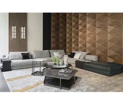 Giorgetti Skyline-Sofa mit Unterteil von Carlo Colombo