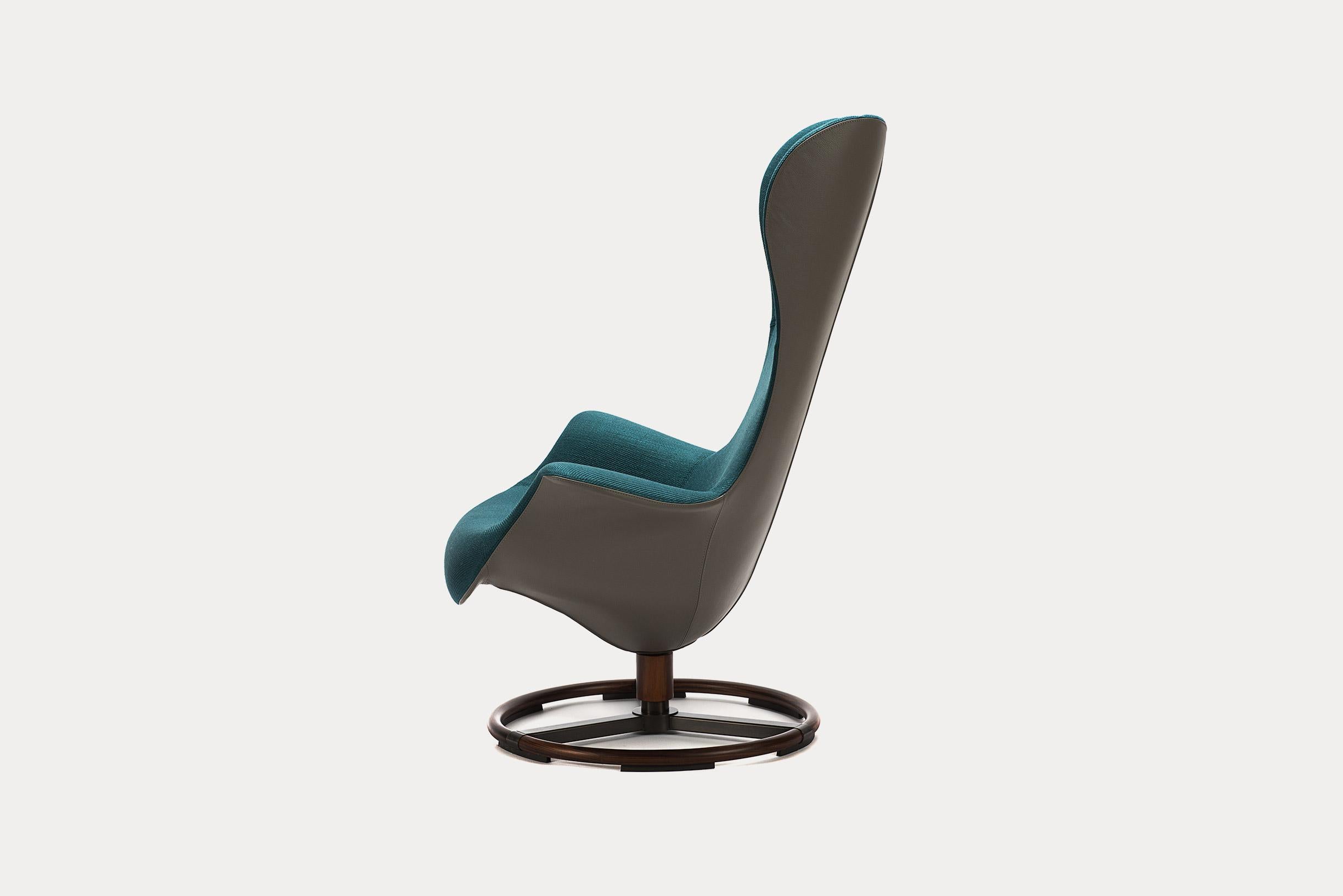 teal fabric chair