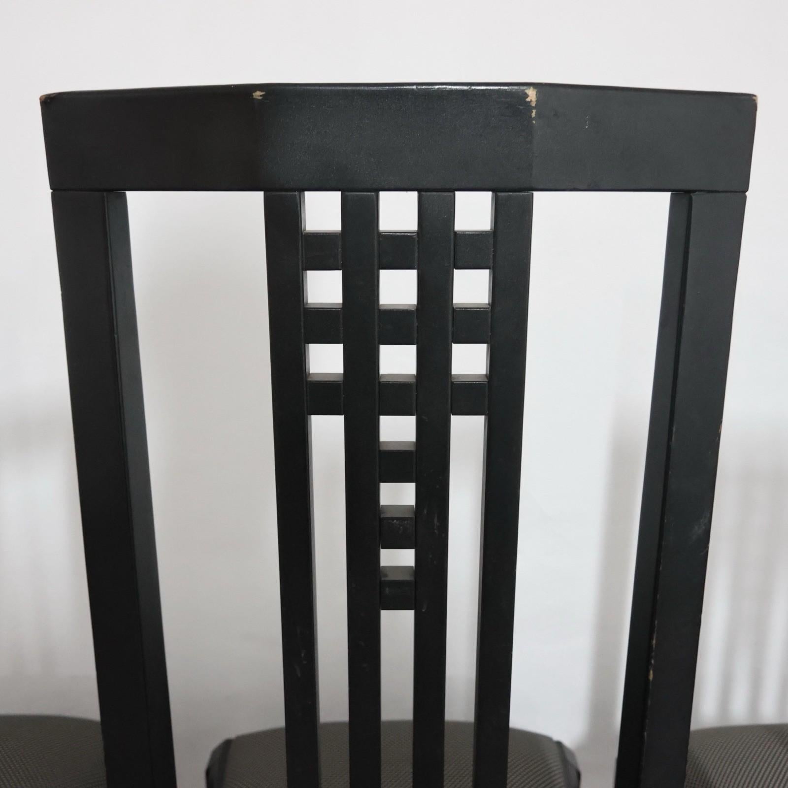 Giorgetti Tris Sedie Tronetto in Legno 1970's Design Modernariato in vendita 8