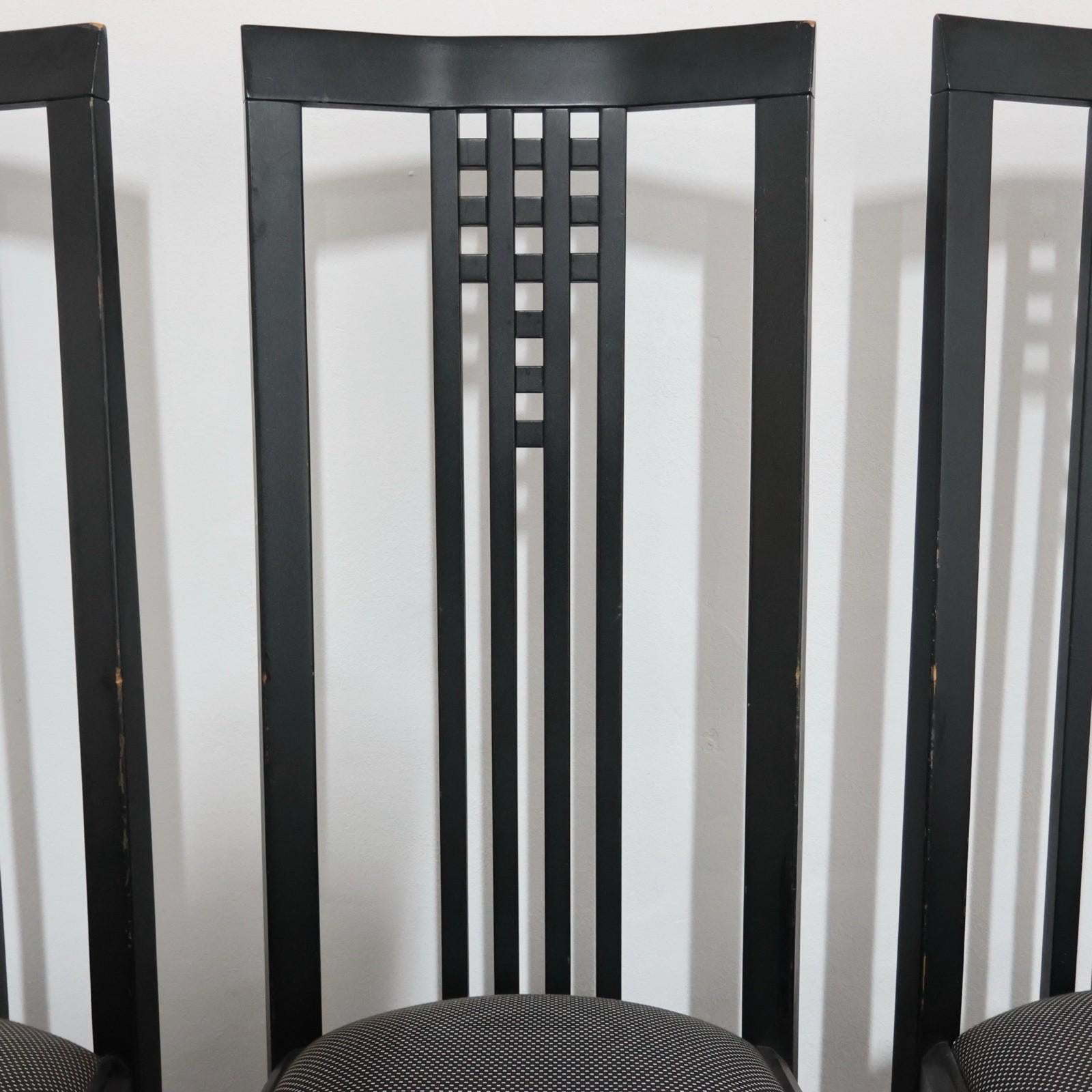 Giorgetti Tris Sedie Tronetto in Legno 1970's Design Modernariato in vendita 1