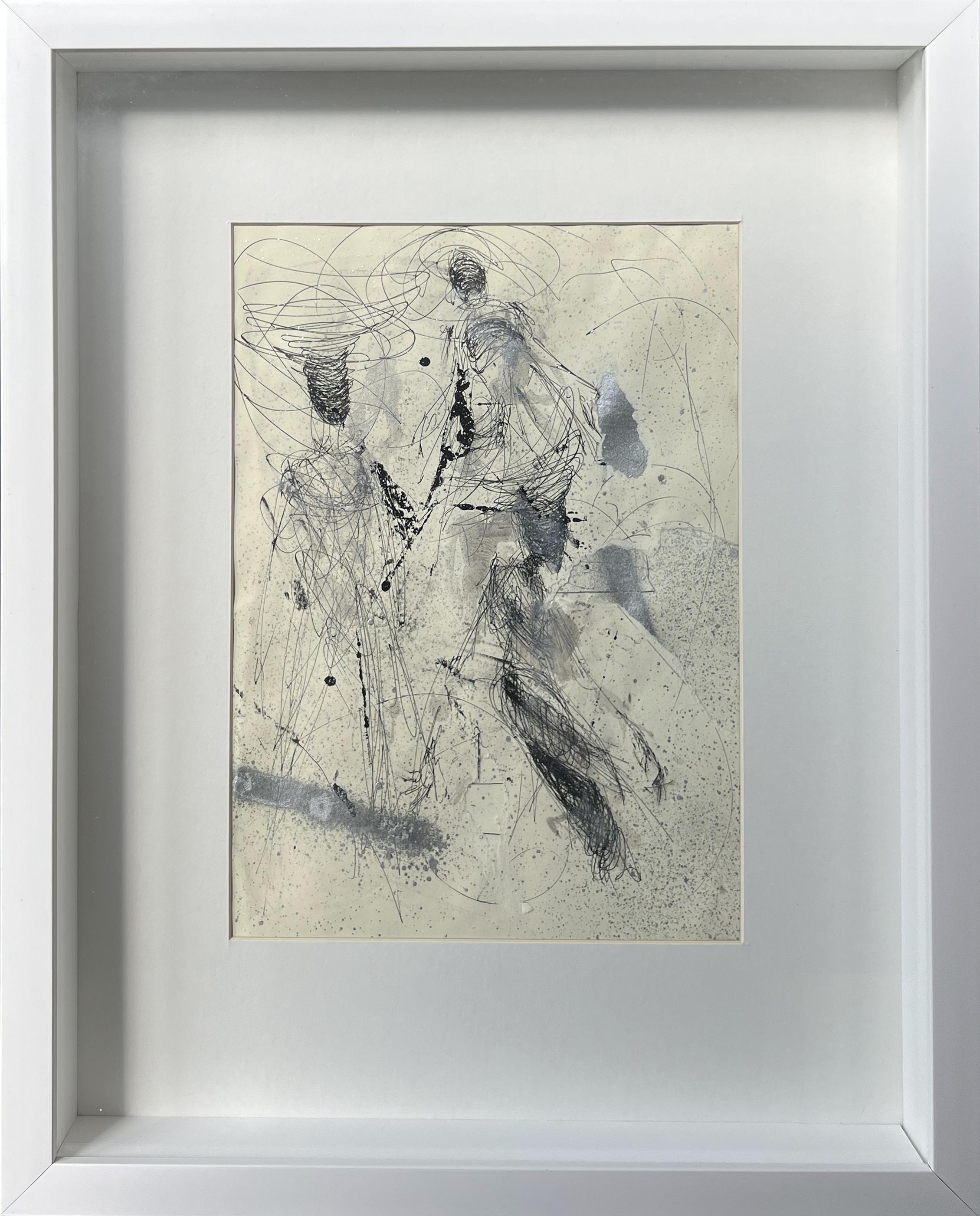 Giorgi Gabiskiria Figurative Painting - Untitled  _ ''White Inferno'' series.