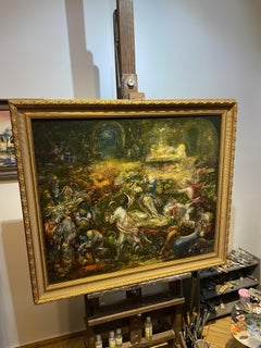 Georgian Contemporary Art by Giorgi Kukhalashvili - Expulsion of The Merchants