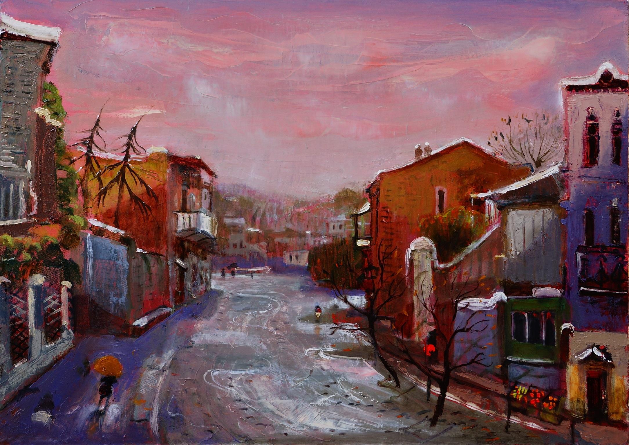 Oil on canvas

Giorgi Kukhalashvili is a Georgian artist born in 1982 who lives and works in Tbilisi, Georgia. He's founder of the organization “Language of Art". In 2002, he finished Iakob Nikoladze Art College in Tbilisi. In 1998, in the period of