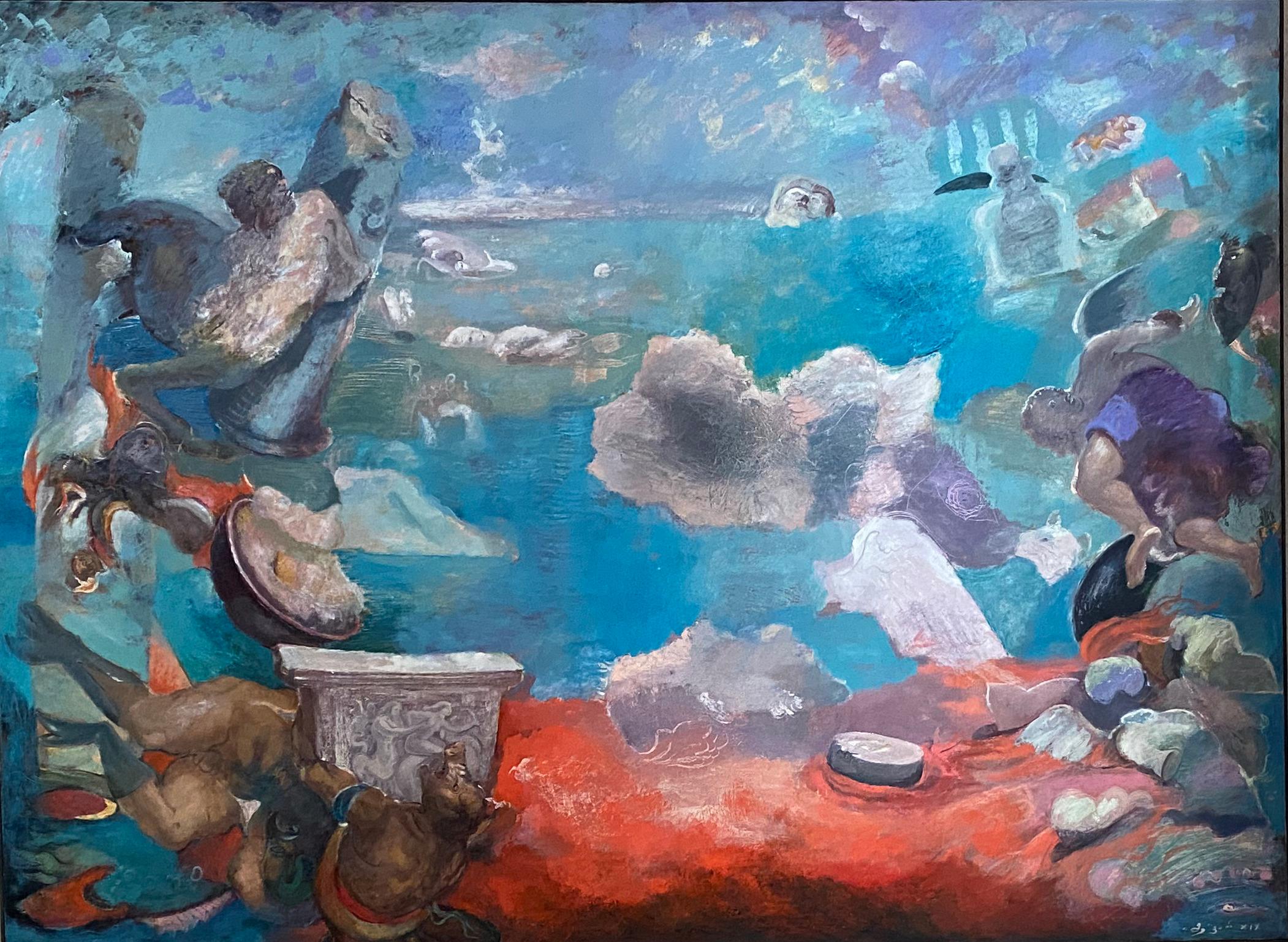 Huile sur toile

Giorgi Kukhalashvili est un artiste géorgien né en 1982 qui vit et travaille à Tbilissi, en Géorgie. Il est le fondateur de l'organisation "Language of Art". En 2002, il a terminé le collège d'art Iakob Nikoladze à Tbilissi. En