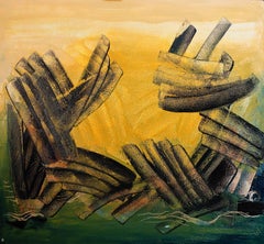 Art contemporain géorgien de Giorgi Kukhalashvili - Lever de soleil