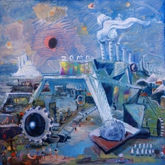 Georgian Contemporary Art by Giorgi Kukhalashvili - The Birth of the New World