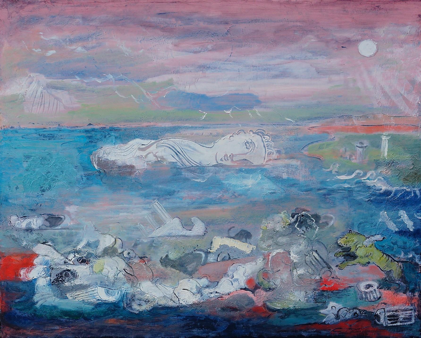 Óleo sobre lienzo

Giorgi Kukhalashvili es un artista georgiano nacido en 1982 que vive y trabaja en Tiflis, Georgia. Es fundador de la organización "Lenguaje del Arte". En 2002, terminó la Escuela de Arte Iakob Nikoladze de Tiflis. En 1998, durante