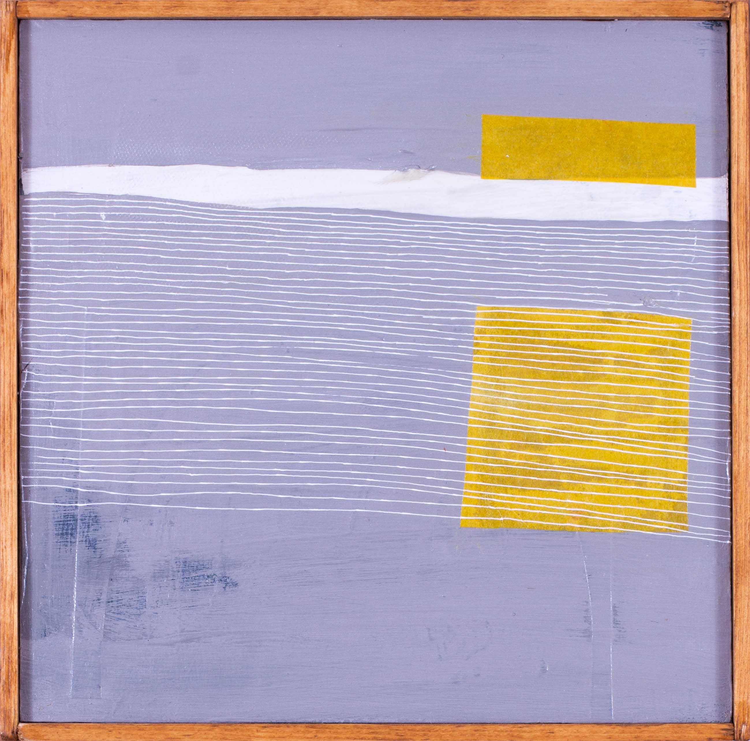 Giorgia Siriaco (Americana, XXI secolo)
Linee quadrate
Tecnica mista su tavola
Firmato e datato `Georgia Siriaco 2015' (sul retro)
9,1/2 x 9,1/2 pollici (24 x 24 cm) inclusa la cornice
