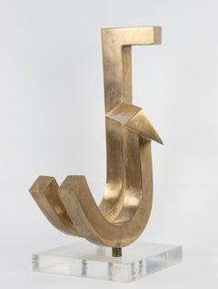 Vintage Composition - Bronze Sculpture by G.A. Roccamonte - 1976