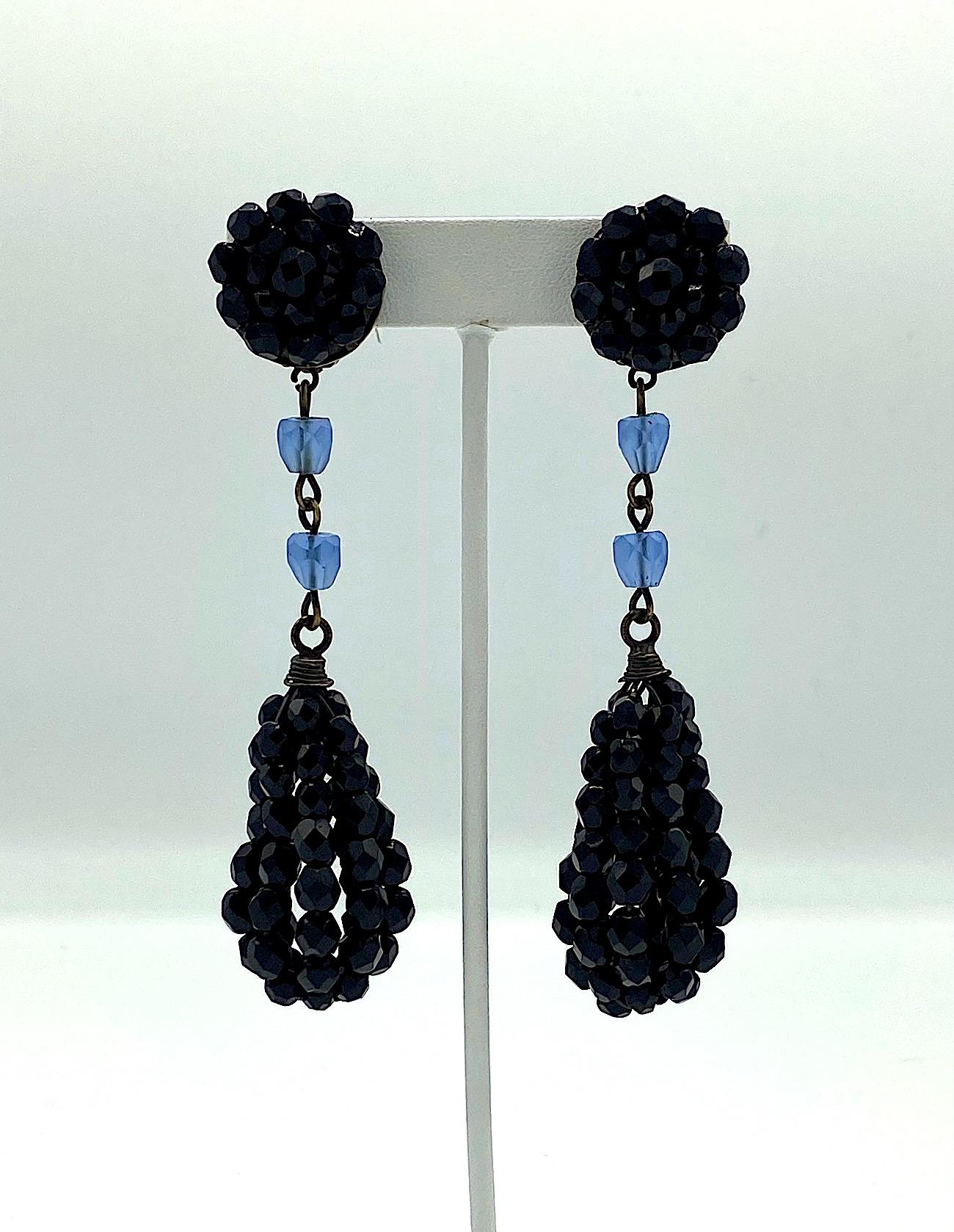 Giorgio Armani 1980s Black Bead 4