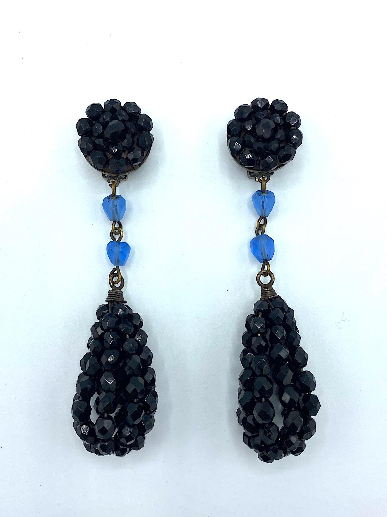 Giorgio Armani 1980s Black Bead 4