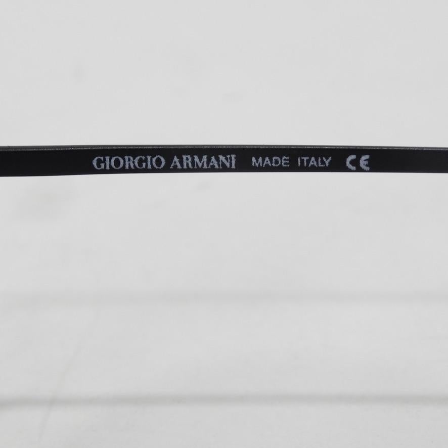 Women's or Men's Giorgio Armani 1990s Brown/Gold Sunglasses For Sale