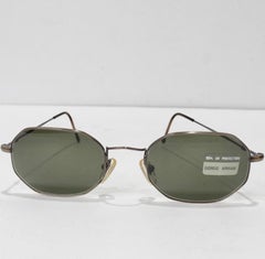 Giorgio Armani 1990s Gold Sunglasses