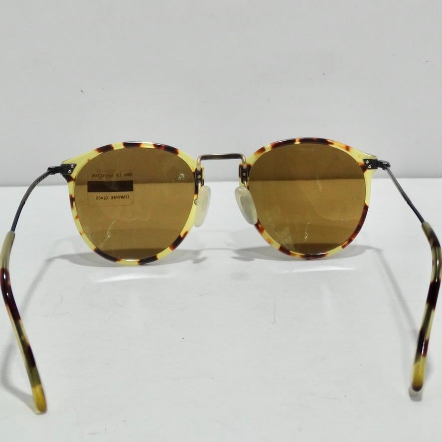 Giorgio Armani 1990s Tortoise Shell Sunglasses For Sale 5