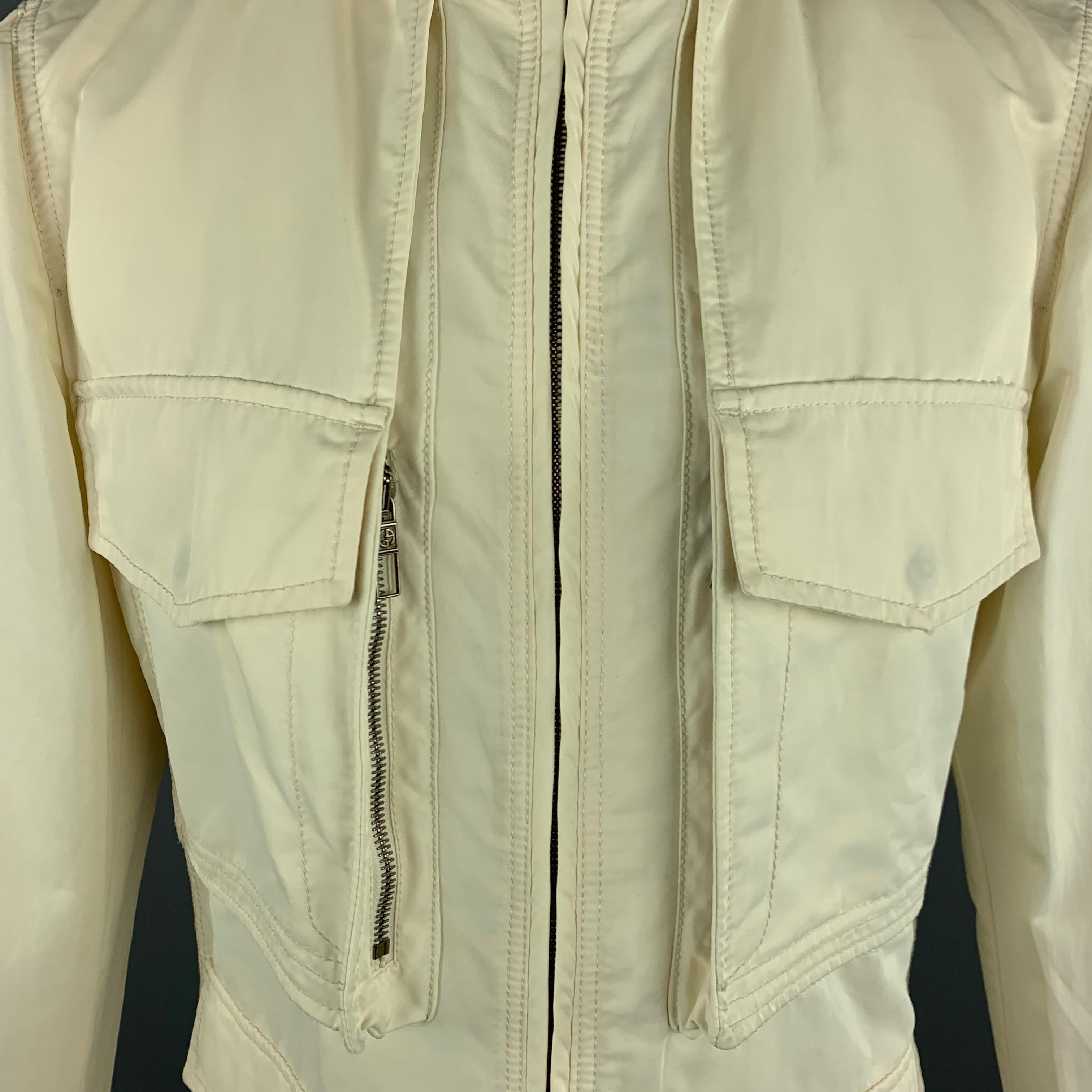 cream cotton jacket