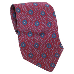 GIORGIO ARMANI Corbata de seda abstracta Made in Italy