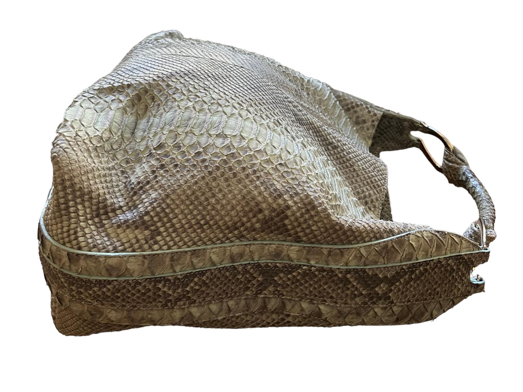Giorgio Armani Animal Skin Shoulder Bag  For Sale 2