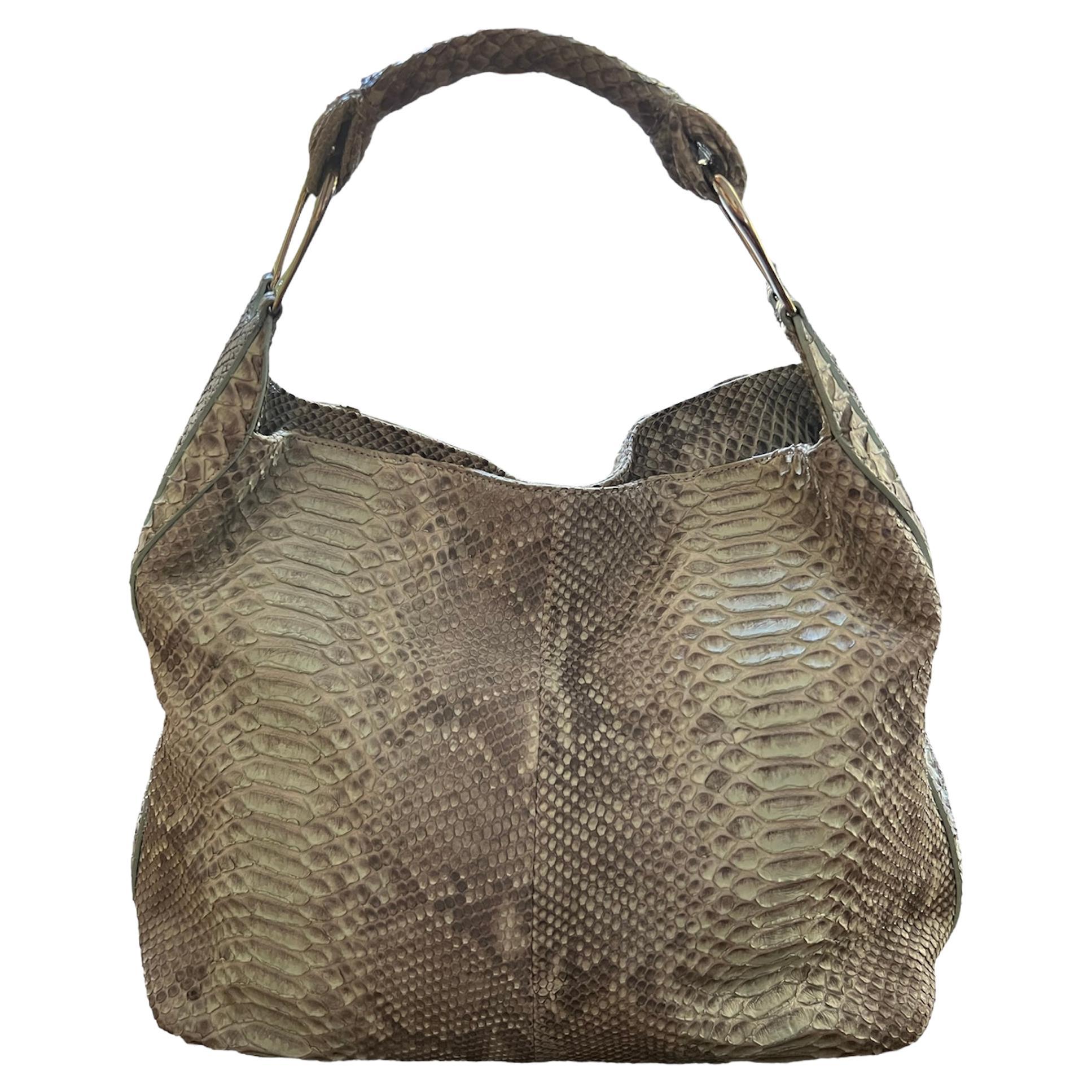 Giorgio Armani Animal Skin Shoulder Bag  For Sale